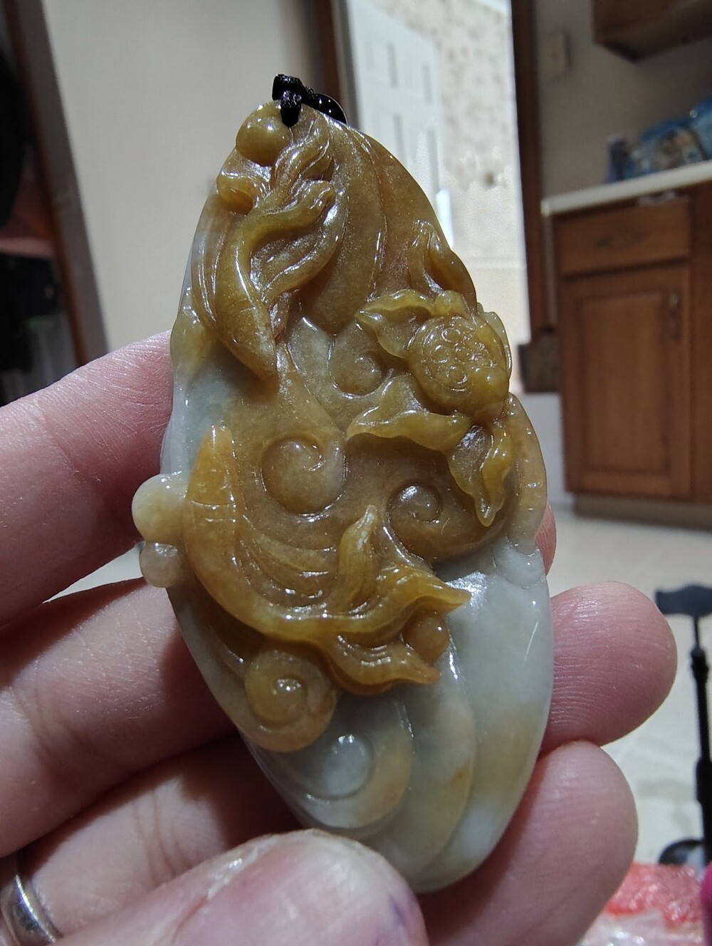 Natural Burmese Jadeite Pendant
